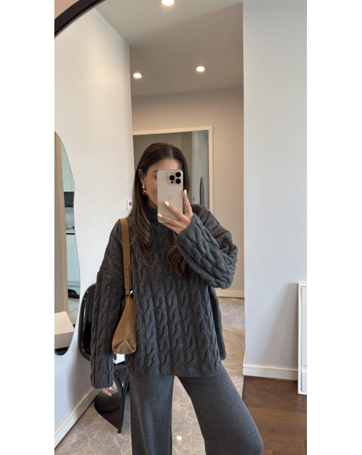 KNITWEAR SET GREY